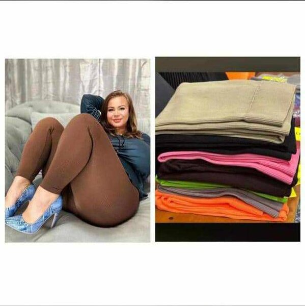 Ribbed leggings