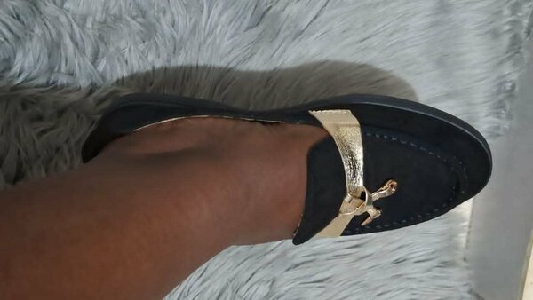 Baladeuse mocassin noir