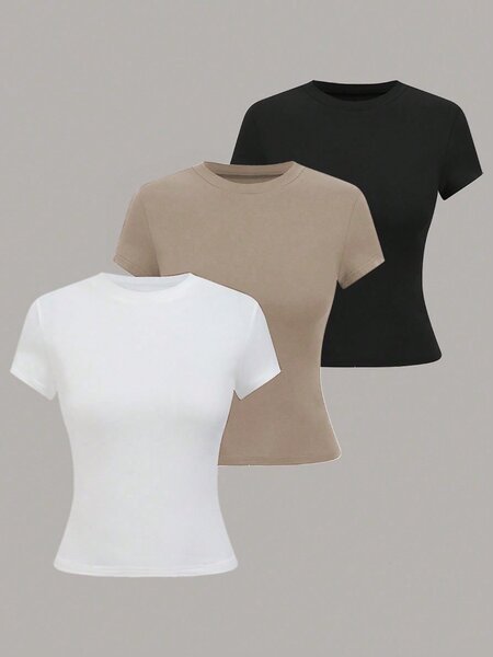 Lot de 3 T-shirts basiques