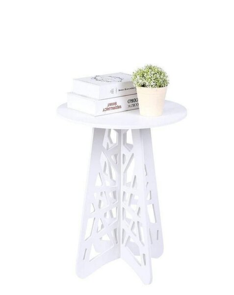 Table d'appoint moderne blanc