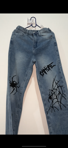 SHEIN TEEN GIRLS Y2K DENIM WASH