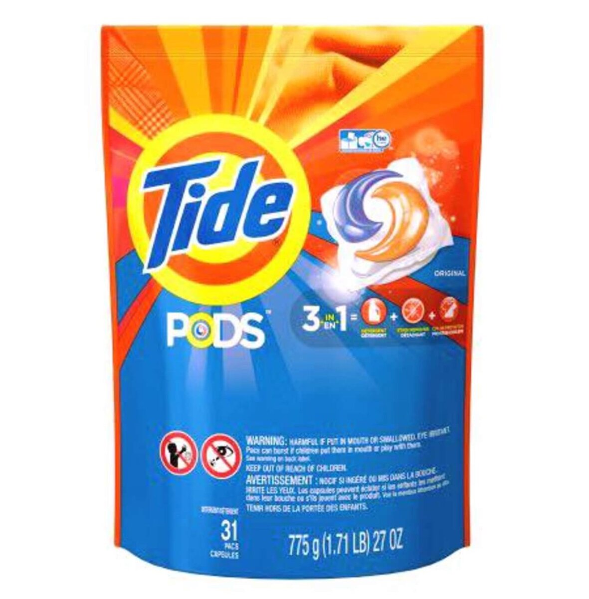 Стиральный порошок Tide BCE в 1 Pods, 31 капсула