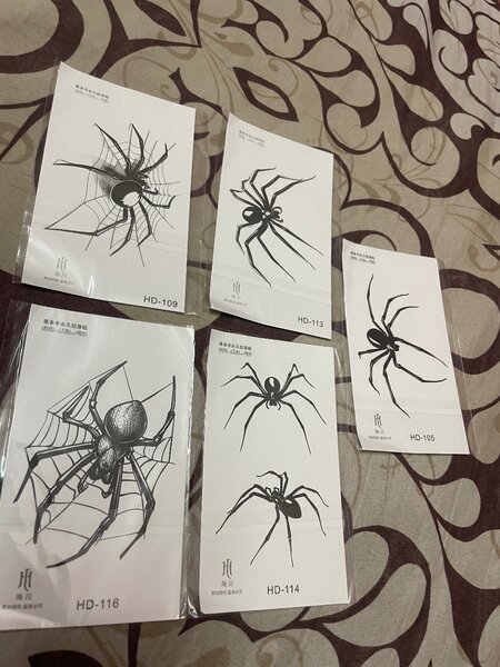 Tatouages Temporaires Araignée