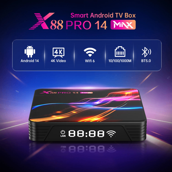 Box TV Android X88 Pro 14 4K