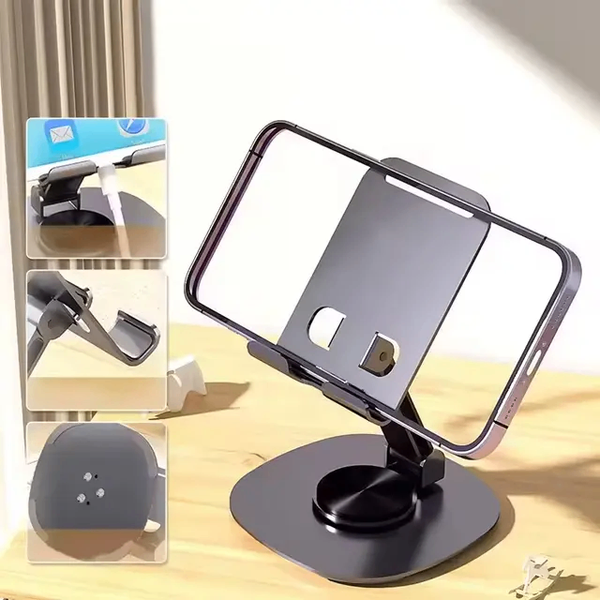 Support de téléphone portable pliable, anti-dérapant