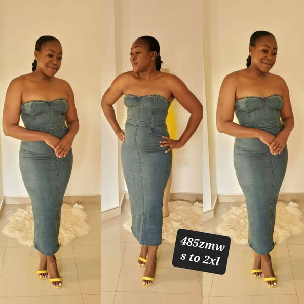 Denim dress