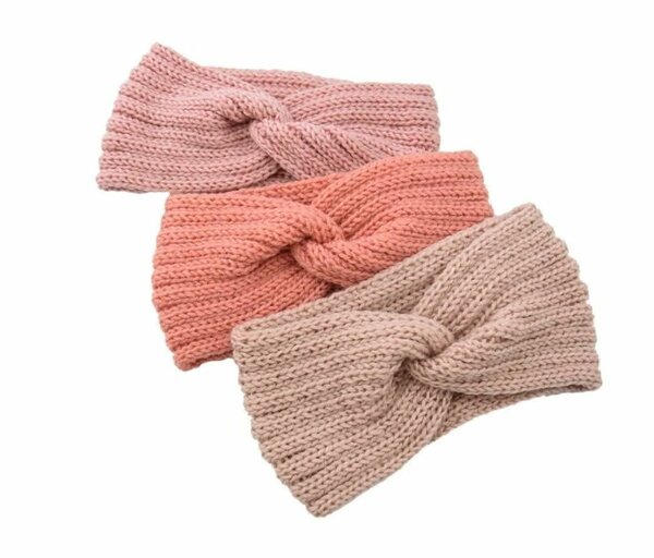 Bandeau en tricot torsadé