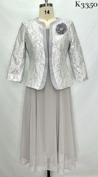 Grey Flared 2 Piece
