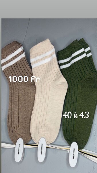 Chaussettes Stylées avec différentes couleurs ️