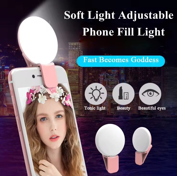 Lampe Selfie LED Clip