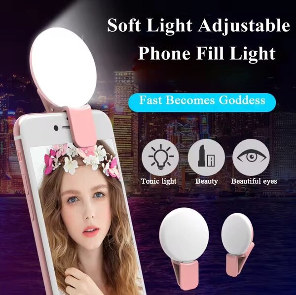 Lampe Selfie LED Clip