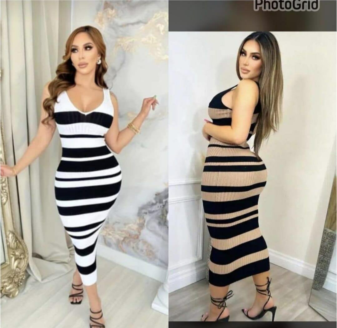 Robe rayé