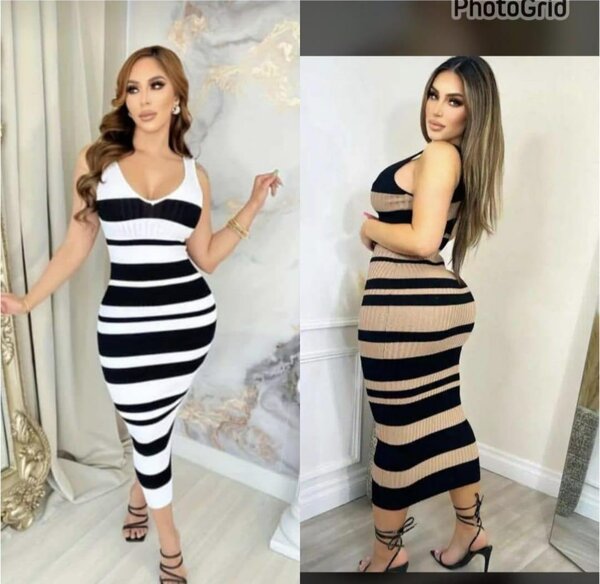 Robe rayé