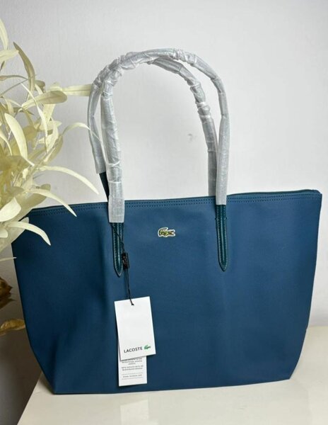 Sac cabas Lacoste bleu