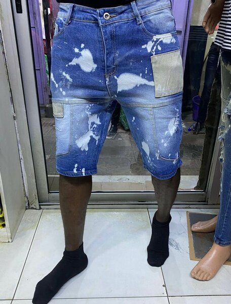 Shorts en jean déchirés pour hommes