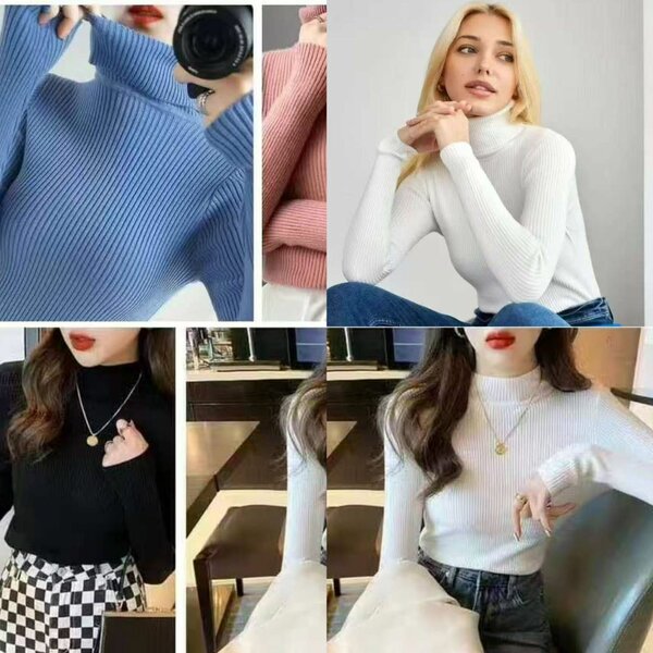 Pulls Col Roulé Femme Élégants