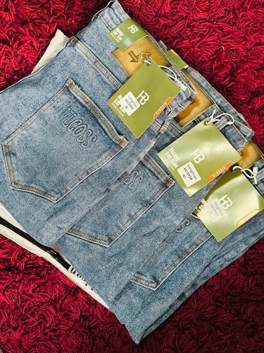 Designer one non faded jeans from size 32 onwards