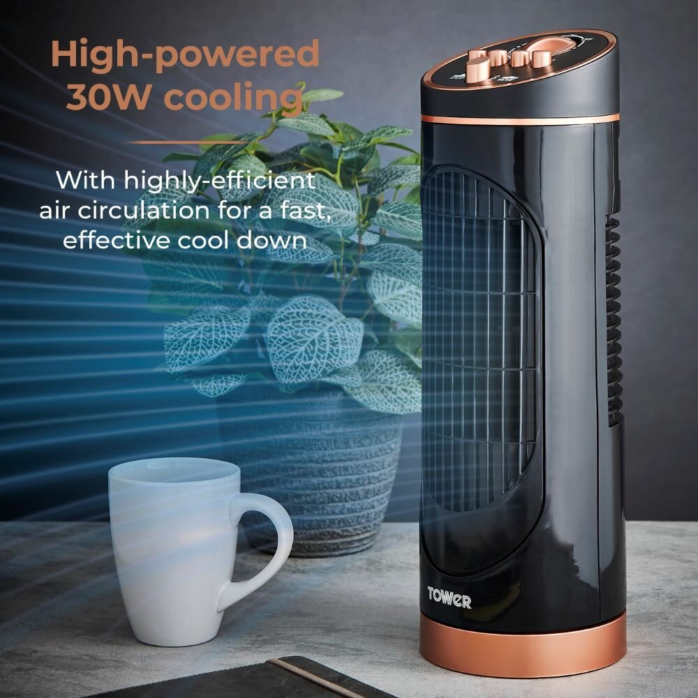 Tower mini fan