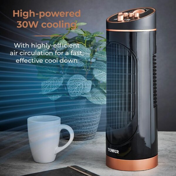Tower mini fan