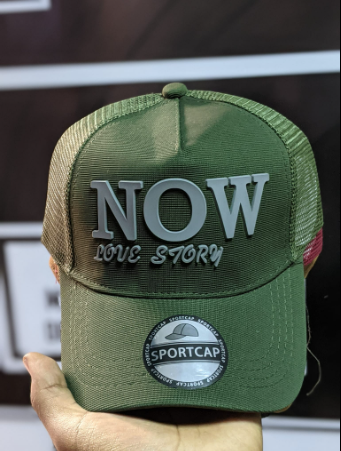 green cap