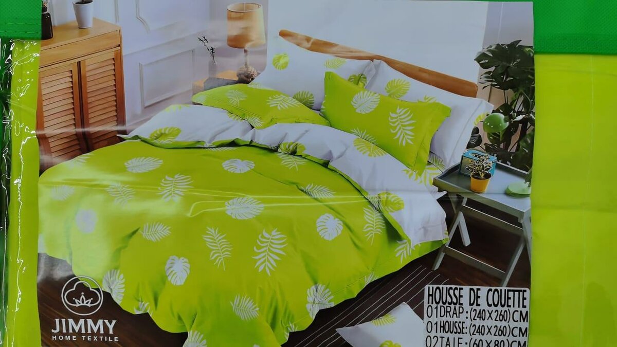 2 draps 3 place 2 taies.