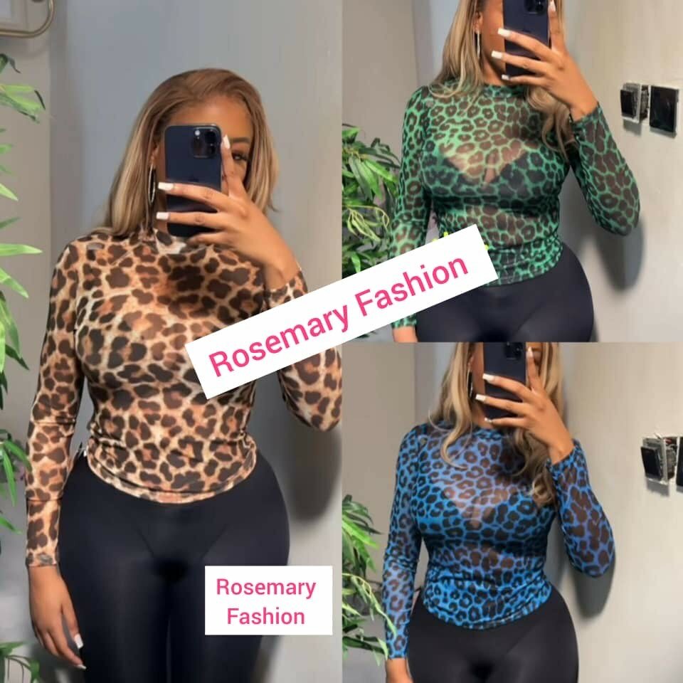 Trendy mesh tops