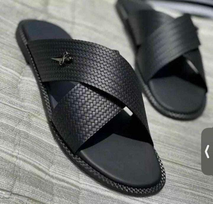 Quality leather slippers