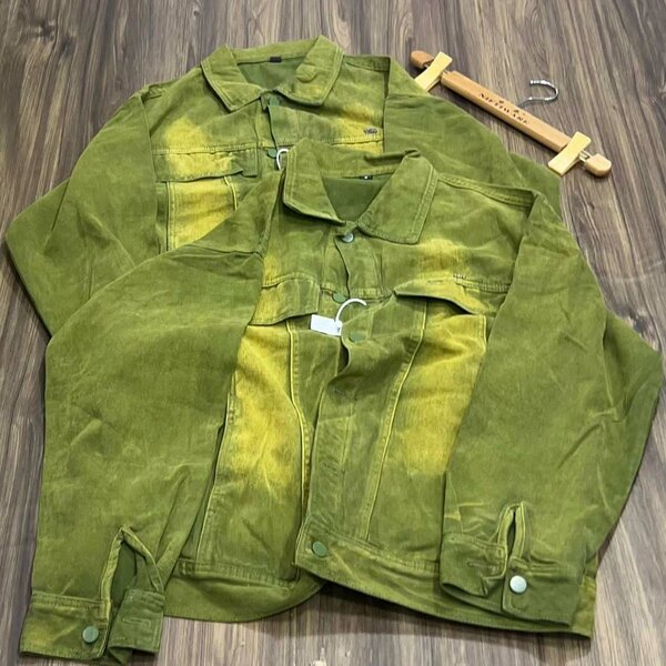Solid Jeans Jacket