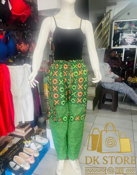 Pantalon imprimé africain coloré