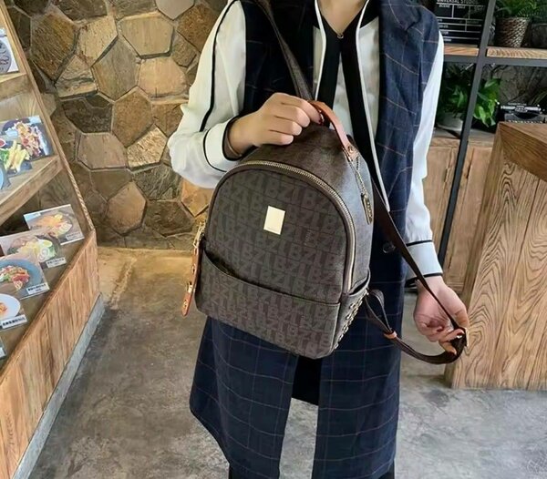 Cute brown backpack