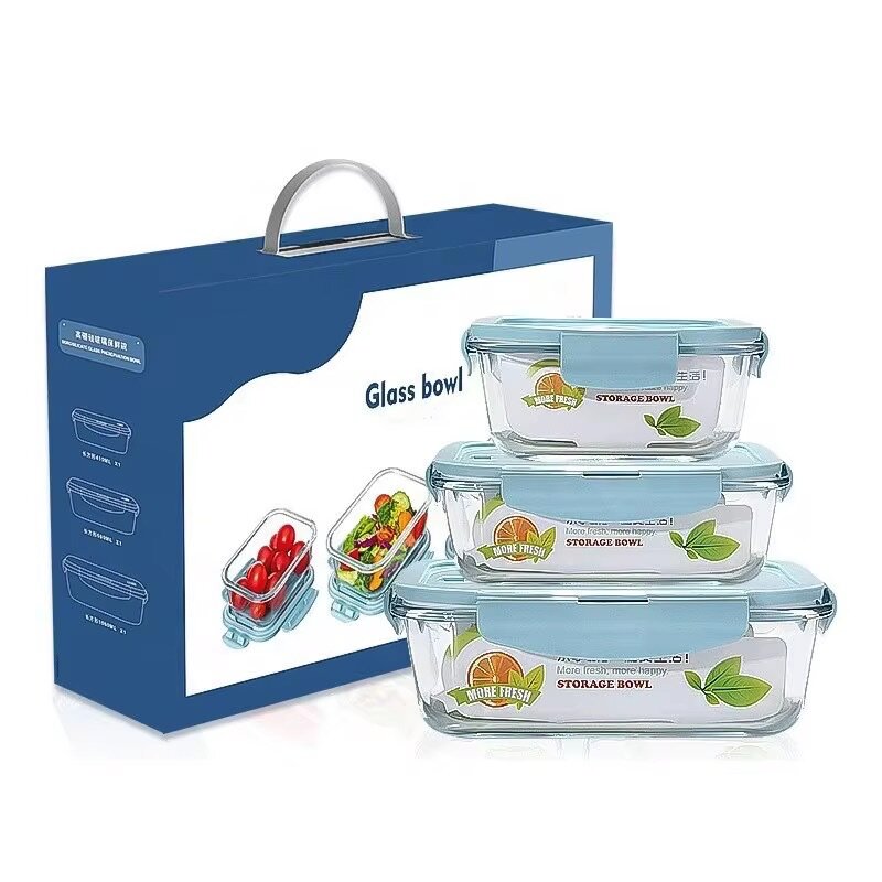 Boîtes alimentaires en verre