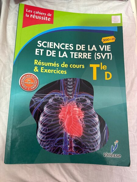 Manuel SVT Tle D Résumés