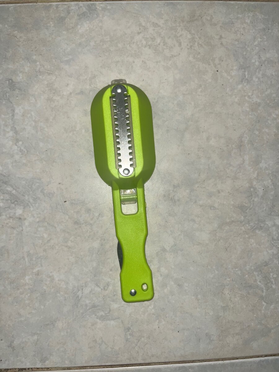 2 Écailleuses de poisson 3 en 1 (vert)
