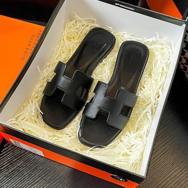 Leather Slipper