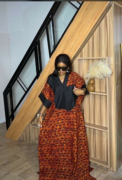 Long boubou ankara
