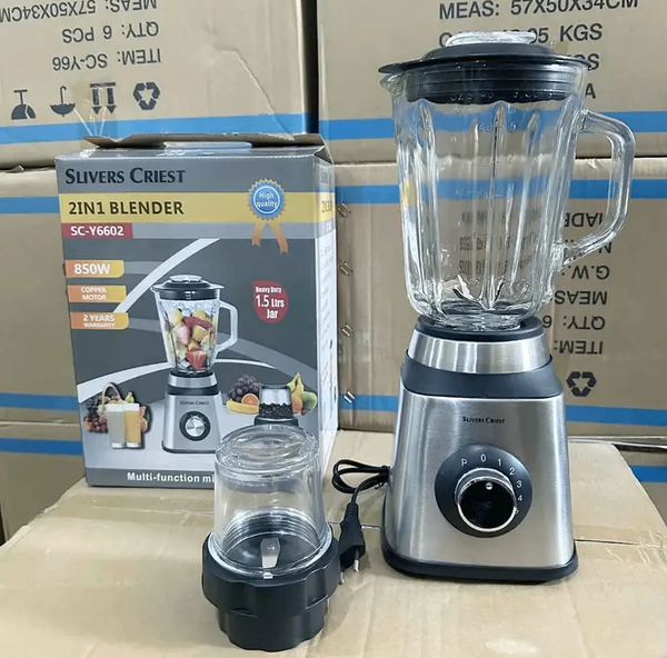 Blender 2 In 1 Slivers Chriest Glass