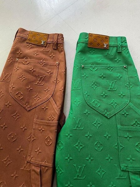 Pantalons en Coton Monogramme