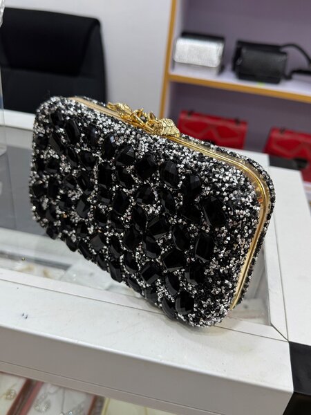 Luxury stoned purse