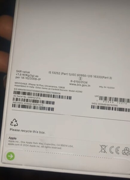 iPhone 16plus