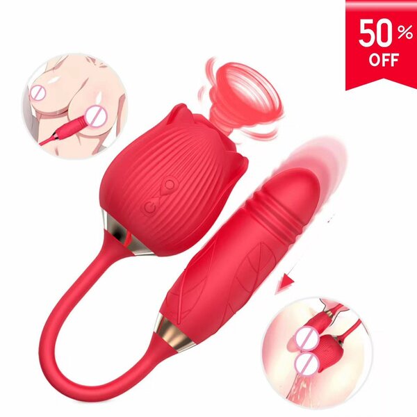Rose Vibrator  2 in 1