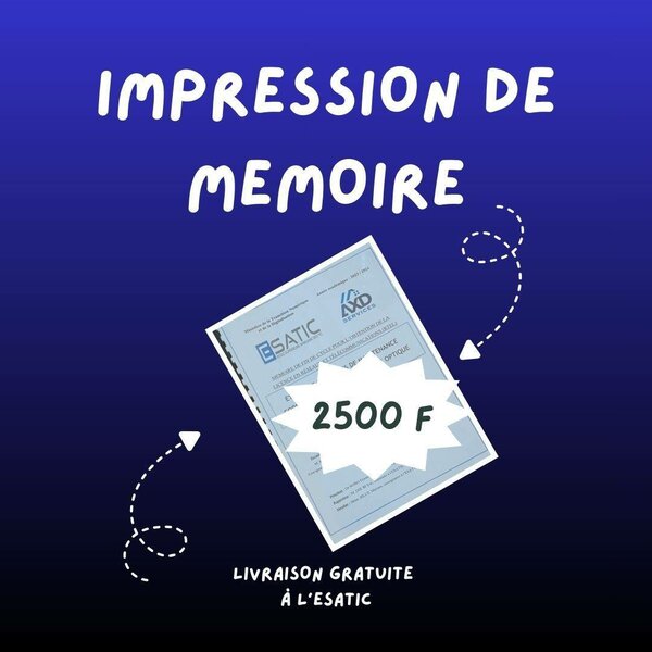 Impression mémoire