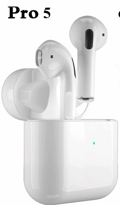 Écouteur bluetooth Pro 5 blanc
