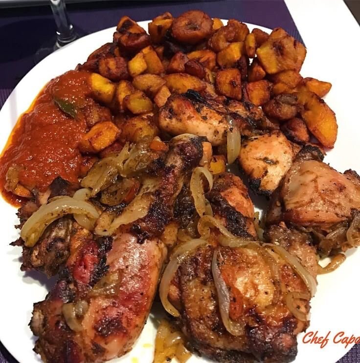 Alloco avec poulet