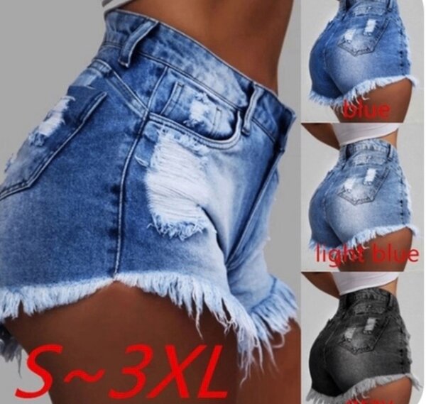 Denim shorts