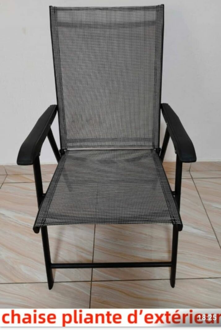 Chaise pliante extérieure robuste