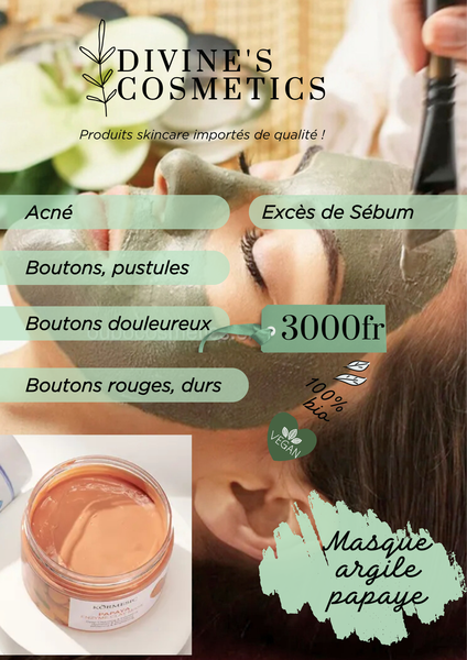 Masque Argile Papaye Anti-Acné