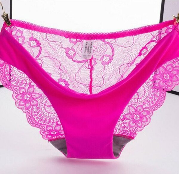 6 Pieces Seamless Silicon Panties Set for Ladies - Mix col.