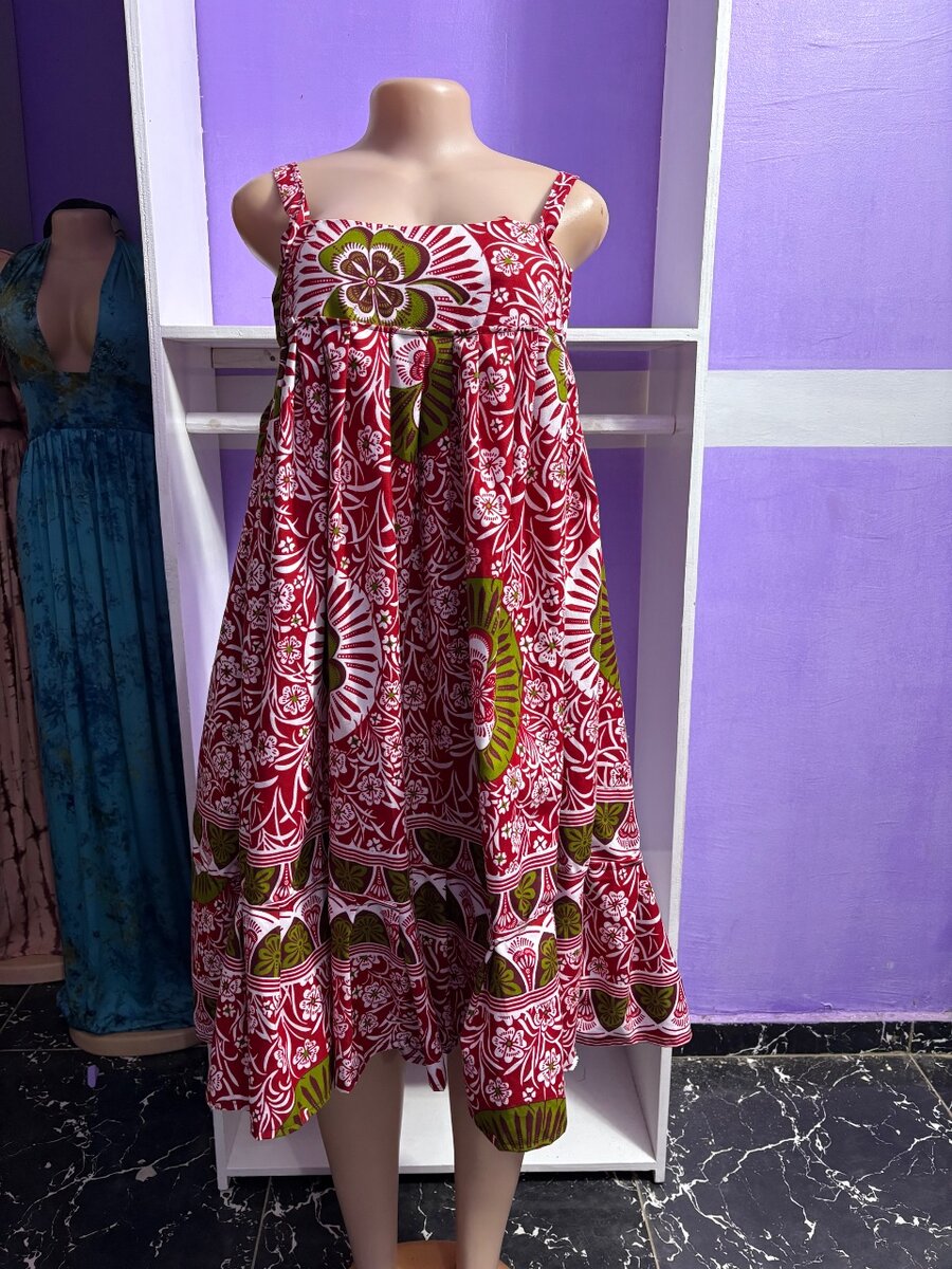 Robe Bohème à Motifs Colorés