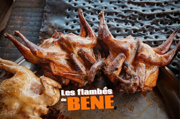 Poulet flambé