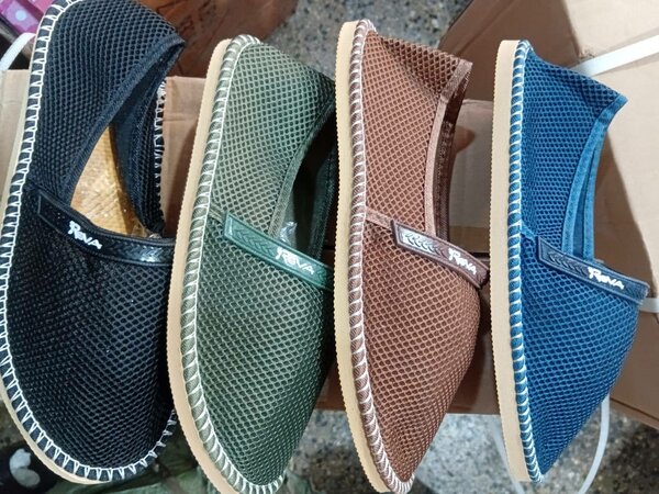 Pantoufles en maille pour homme